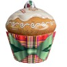 Lata de bombones 'Cupcake Navidad escocés' 300g Chocoday