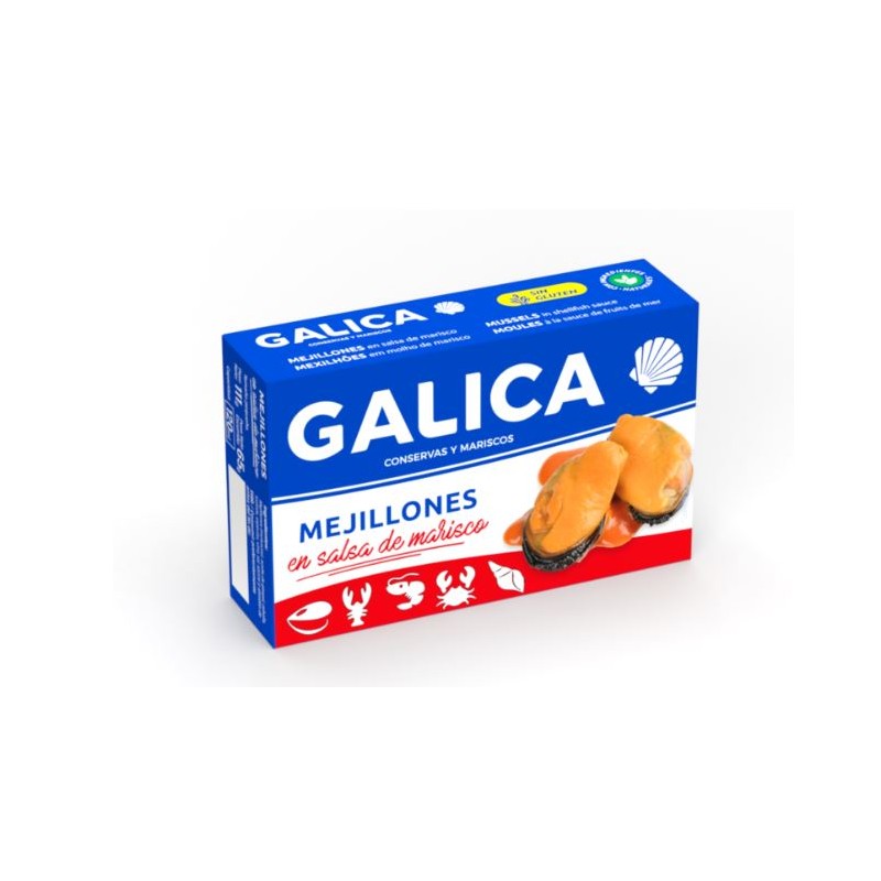 Mejillónes  Salsa Marisco Galica