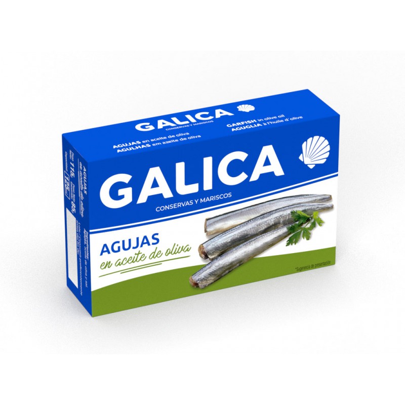 Agujas en Aceite de oliva Gálica