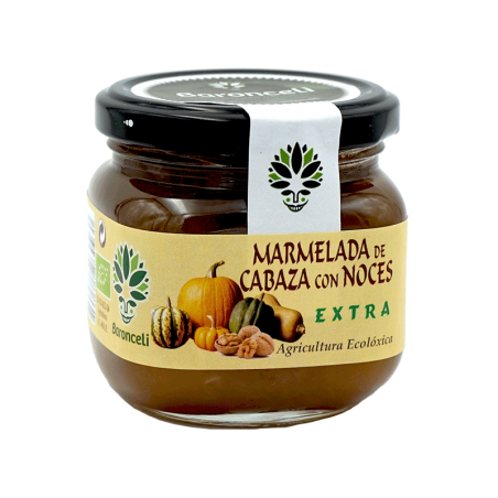 Mermelada de calabaza con nueces ecológica 200g Baronceli