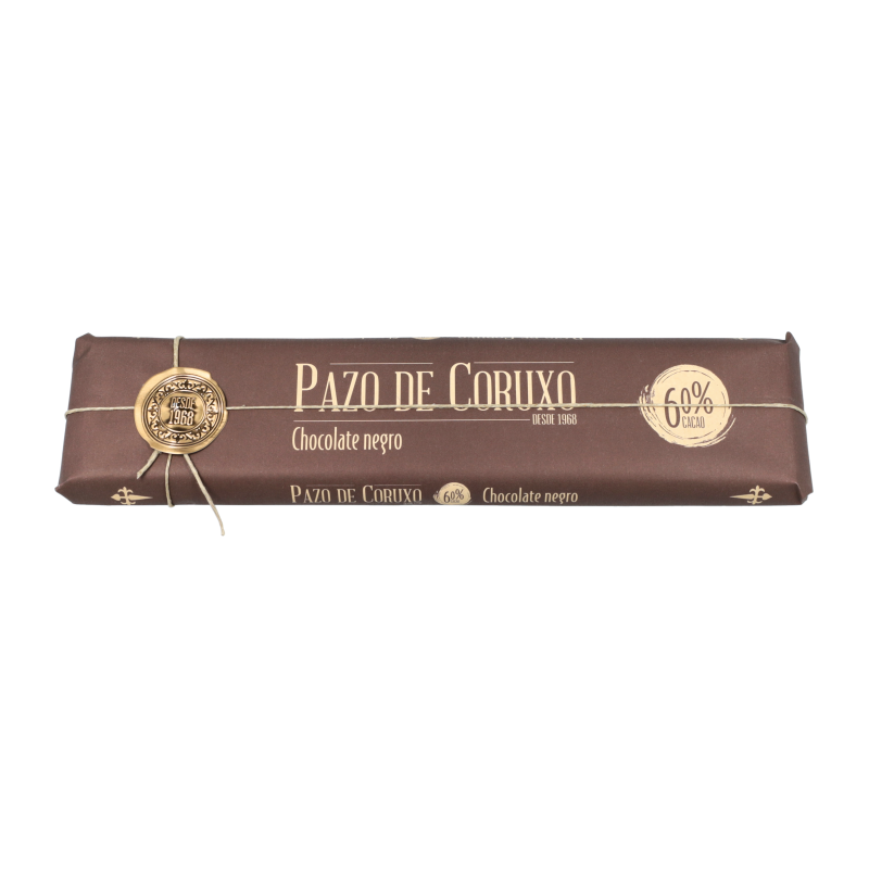 Tableta de chocolate 60% cacao 300g Pazo de coruxo