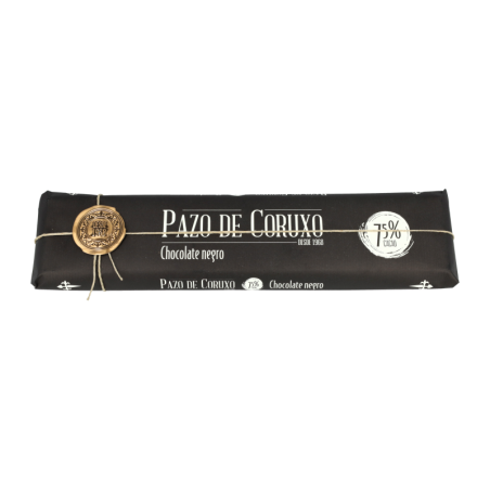 Tableta de chocolate 75% cacao 300g Pazo de Coruxo