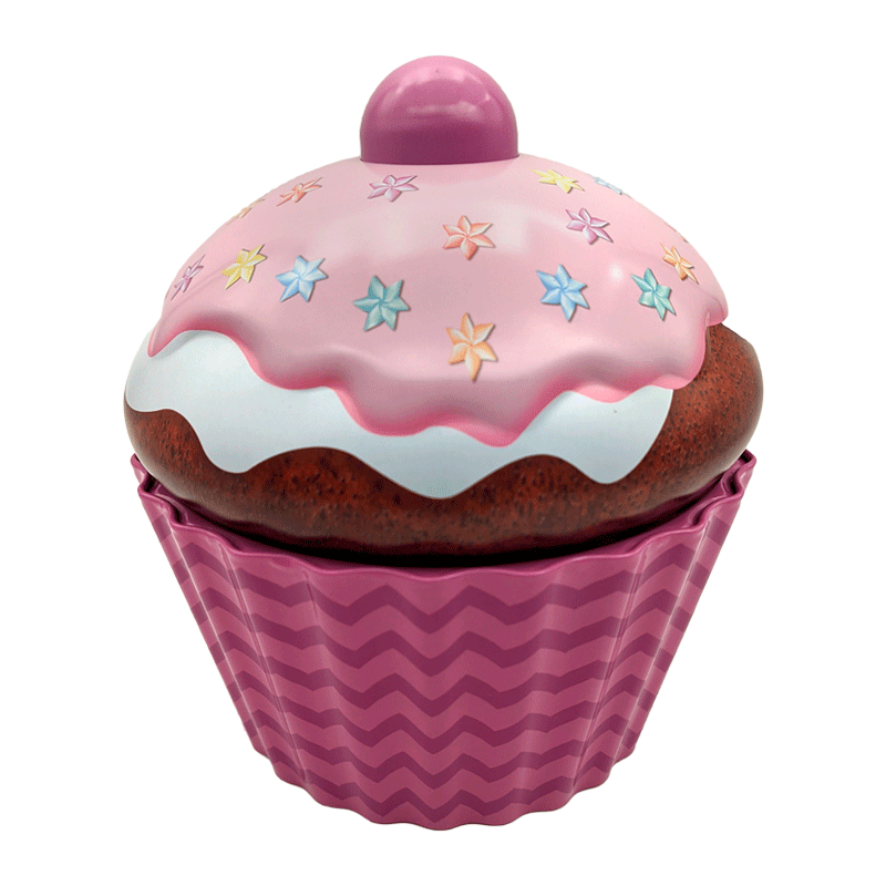 Lata de bombones `Cupcake Estrellas´ 300g Chocoday