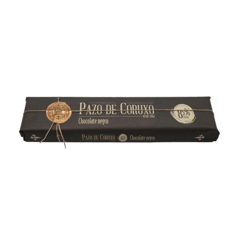 Tableta de chocolate negro 85% cacao 300g Pazo de Coruxo