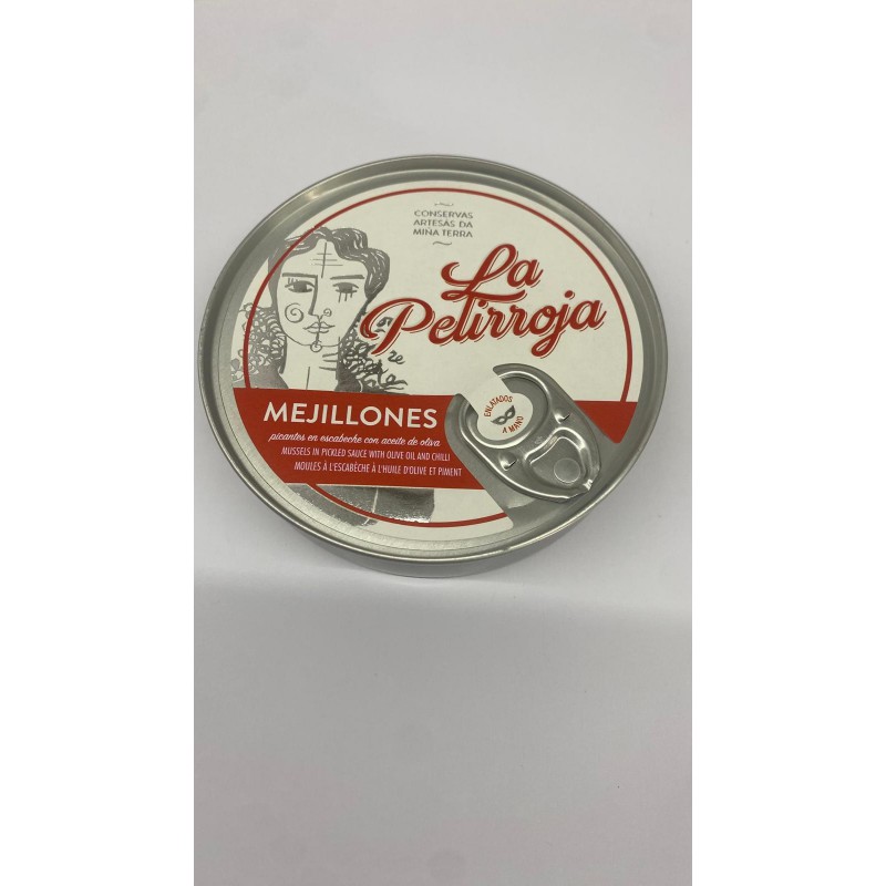 MEJILLONES PICANTES EN ESCABECHE CON ACEITE DE OLIVA