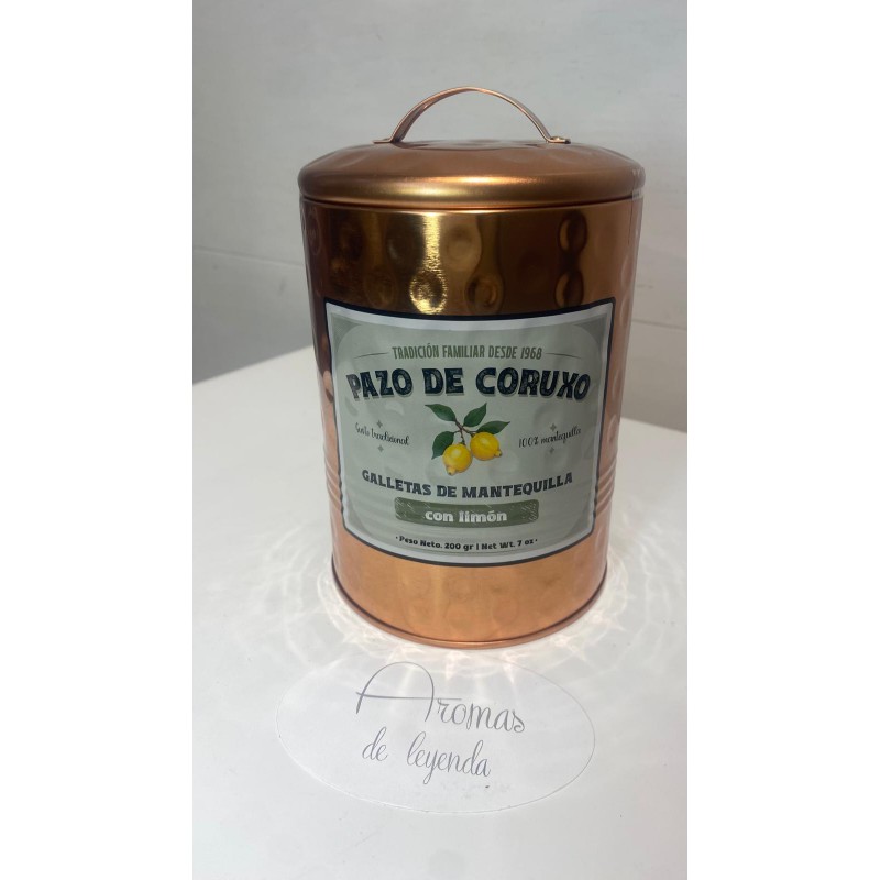 Galletas de mantequilla con limón 200g Pazo de Coruxo