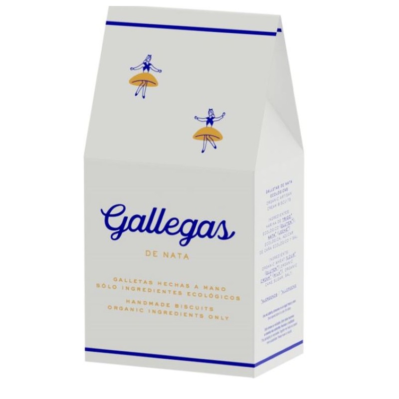 Estuche 'Gallegas de nata' galletas de nata artesanales 165g